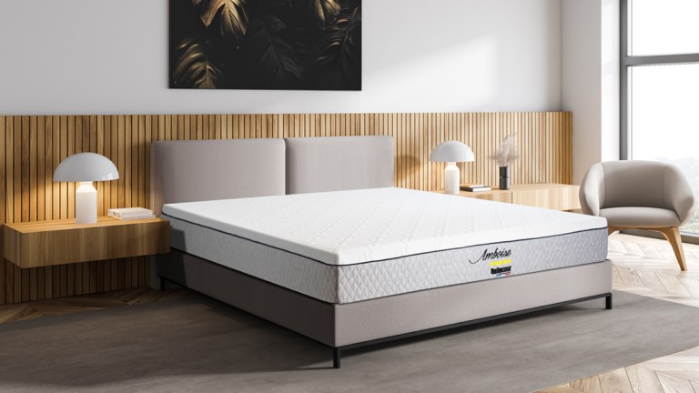 Ensemble Matelas M Moire De Forme Amboise Et Sommier En Kit